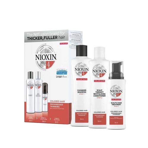 Nioxin Trial Kit System 4 - Nioxin - Soin Épaississant Complet Pour Cheveux Très Fins Et Colorés 