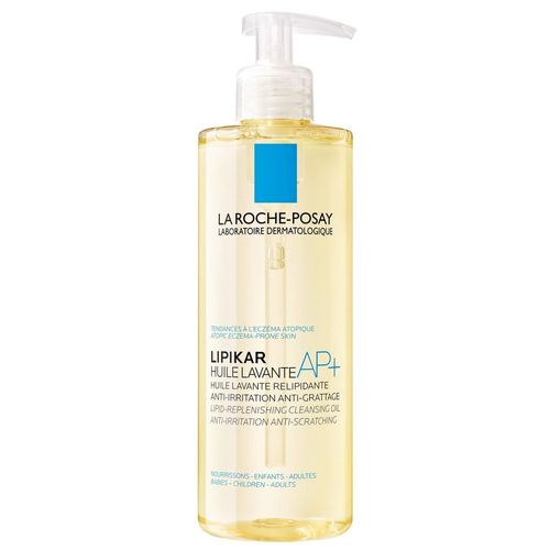 Lipikar Huile Lavante Ap+ Relipidante Anti-Grattage 400ml - La Roche Posay - Huile Lavante Peaux Sèches Et À Tendance Eczema Atopique Corps Et Visage 