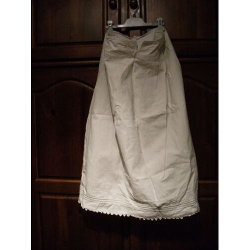 Jupon Ou Jupe - Tissu Toile Drap - Ancienne -
