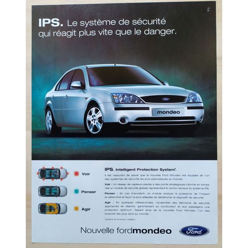Publicité Papier - Voiture Ford Mondeo De 2001