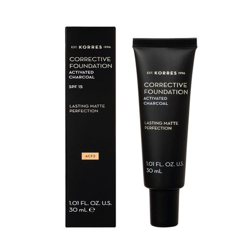 Fond De Teint Correcteur, Charbon Actifspf15, Teinte 2, 30ml - Korres - Fond De Teint 