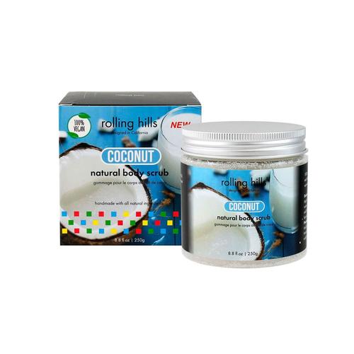 Natural Body Scrub Coconut - Rolling Hills Usa - Gommage Pour Le Corps 