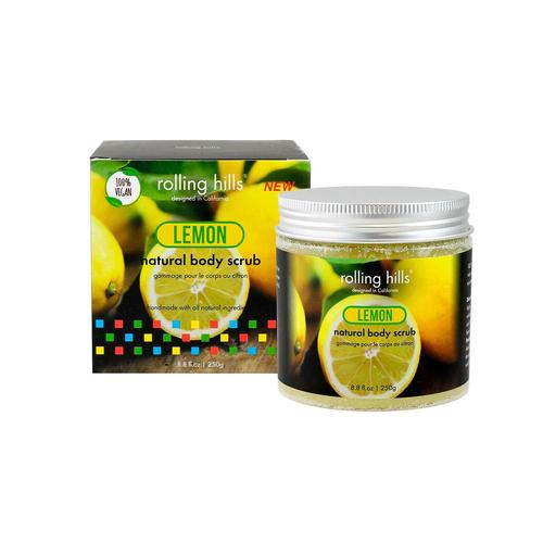 Natural Body Scrub Lemon - Rolling Hills Usa - Gommage Pour Le Corps 