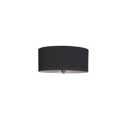 Qazqa Zwarte Kap Vloerlamp Tripe ,