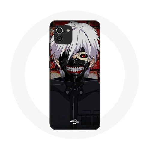 Coque Pour Samsung Galaxy A03 Tokyo Ghoul Kaneki Ken Masque Japonais Anime