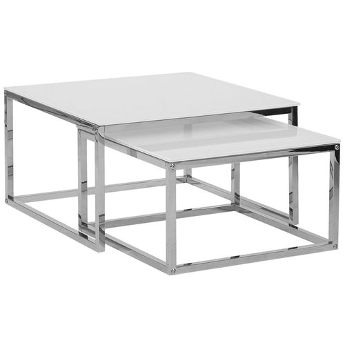 Lot De 2 Tables Basses Blanches Brea