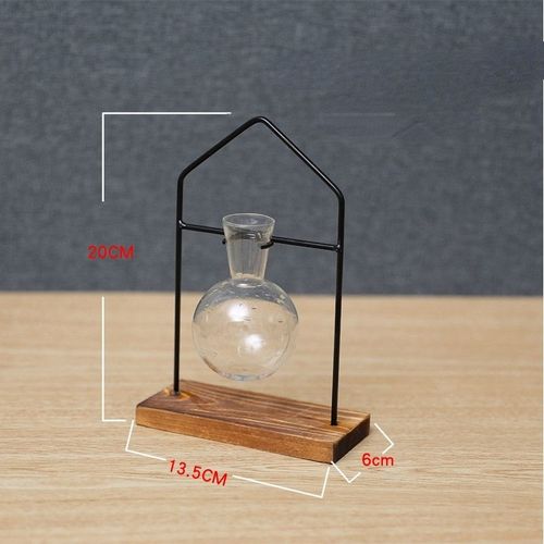Beige - Metal Vase Flamingo Shape Glass Tabletop Plant Bonsai Flower Wedding Decorative Cat Shaped Flower Vase Home Decoration