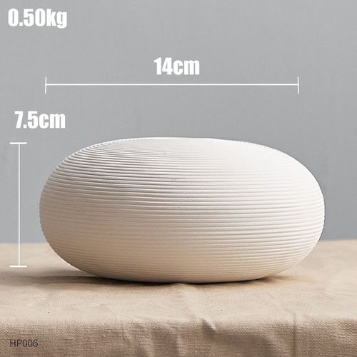 Hauteur 7.5 cm - Petits Vases Minimalistes en Céramique Décoration Nordique pour la Maison, Tablette Basse, Pot de Fleurs Séchées, pour Table à Manger