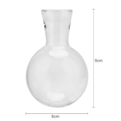 Beige - Pot de fleurs en verre et bois, plantes hydroponiques de bureau, bonsaï, Pots suspendus avec plateau en bois, Vases de décoration de maison