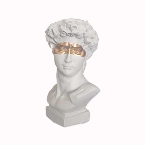 Brillons gris clair - seau à pinceaux de maquillage David, boîte de rangement de bureau, porte stylo'étudiant, Vase de décoration, porte stylo décoratif