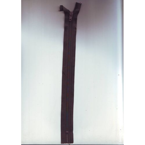 Fermeture Eclair Jupe Ou Pantalon -Non Separable - Marron 25 Cm