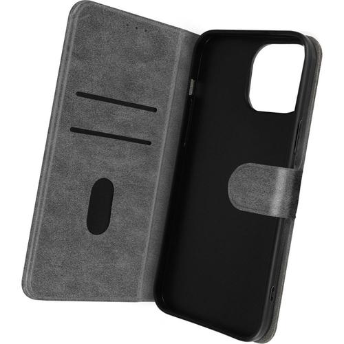 Etui Avizar Pour Iphone 14 Pro Max Portefeuille Gris