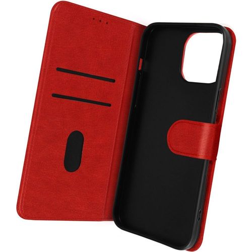 Etui Avizar Pour Iphone 14 Pro Clapet Support Rouge