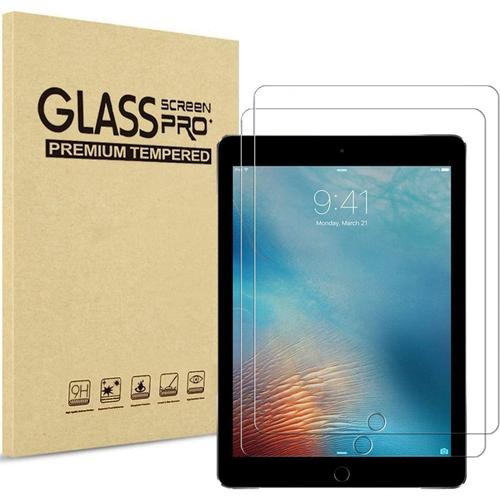 Verre Trempe Pour Ipad Air 1 / Air 2 / Pro / 5 / 6 [Pack 2] Film Protection Ecran Resistant [Lot De 2] Vitre Anti Rayure Phonillico©