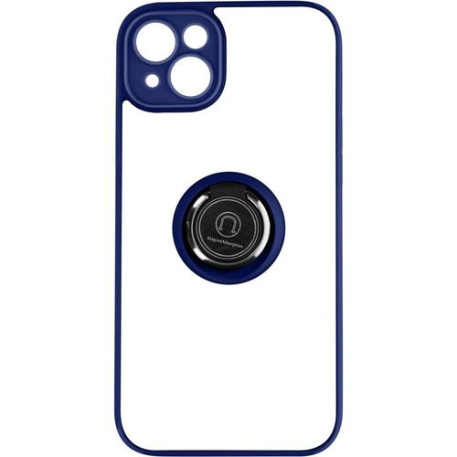 Coque Avizar Iphone 14 Avec Bague M?Tallique Bleu