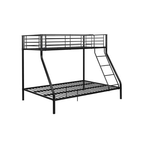 Lits Superposés Elevatio Iv - 90 Et 140 X 190 Cm - Acier - Noir