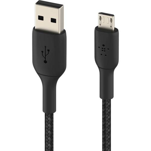 Câble USB BELKIN USB vers Micro-USB 18W Nylon Tressé 1m