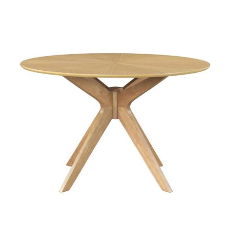 Table ? Manger Design Ronde Ch?Ne D120 Cm Dielli