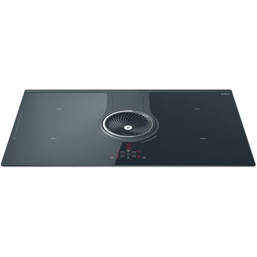 ELICA plaque à induction avec hotte version évacuation NIKOLATESLA ONE BL/A/83 Standard Verre