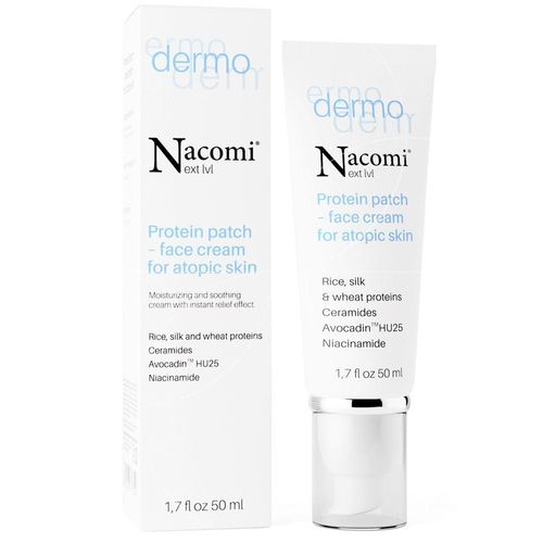 Nacomi - Dermo Crème Visage Pour Peaux Atopiques Patch Protéiné - 50ml 