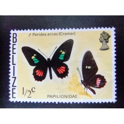 Belize Belice 1974 Papillons Mariposas Yvert 335 Fu