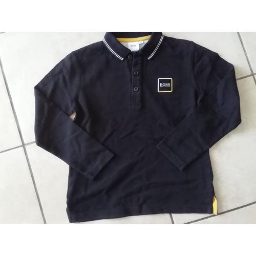 Polo Manches Longues Hugo Boss 6/8 ( Petit 8 ) Ans.