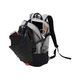 DICOTA Backpack GO - Sac à dos pour ordinateur portable - 13" - 15.6" - gris clair