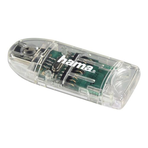Hama - Lecteur de carte - 8 en 1 (MMC, SD, miniSD, microSD, MMCplus, SDHC) - USB 2.0