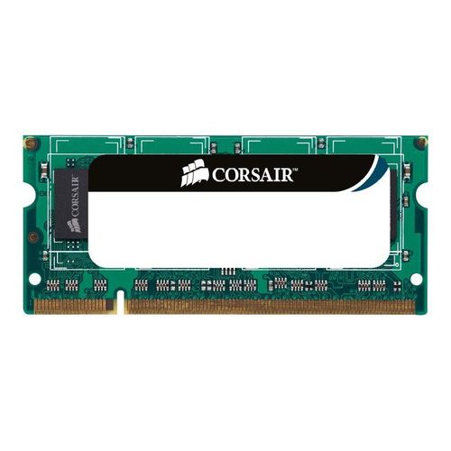 Mémoire Corsair 4 Go SO DIMM 204 broches - DDR3 - 1333 MHz / PC3-10600 - CL9 - 1.5 V - mémoire sans tampon - NON ECC