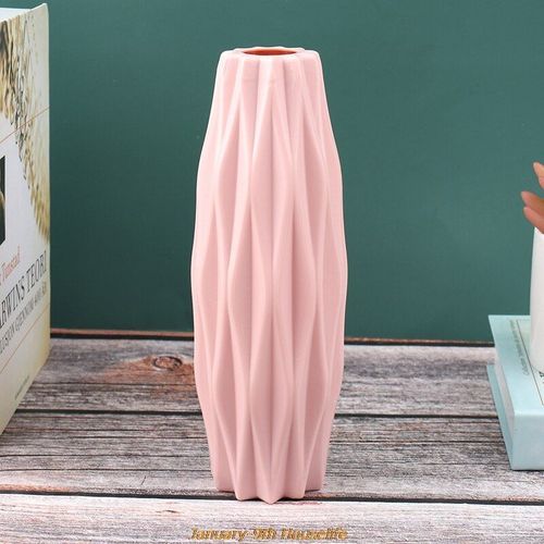 Rose - Vase à fleurs moderne maison arrangement de fleurs salon Origami en plastique Style nordique décoration de la maison ornement décor à la maison offre spéciale