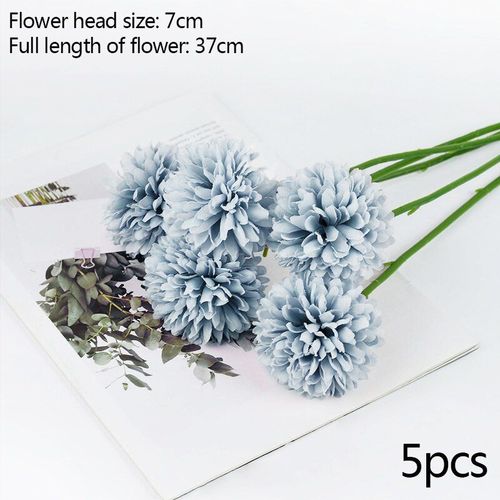 D06-gris bleu - Vase À Fleurs Nordique Imitation Céramique, Anti-chute Pour Salon, Ornement De Table Pour Fête De Mariage, Vases Pour Fleurs