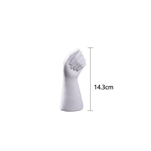 Vase À Main En Céramique Blanche, Vase D'art Moderne Pour Arrangement De Fleurs Hydroponiques, Décoration De Bureau, Ornement De Maison