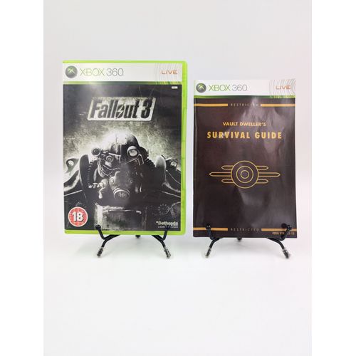 Jeu Xbox 360 Fallout 3 En Boite, Complet (Boite Uk)