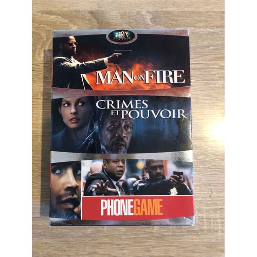 Man On Fire + Crimes Et Pouvoir + Phone Game - Pack
