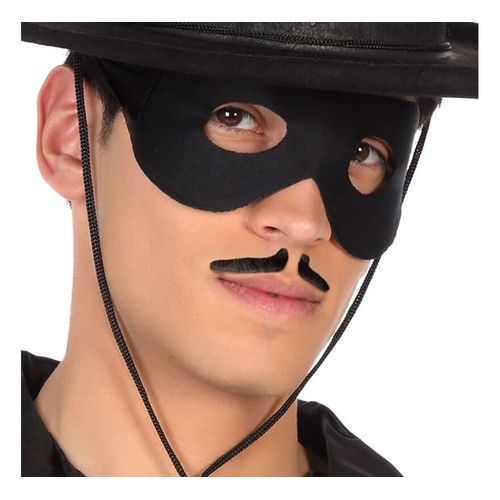 Moustache Noir Mince En 2 Pi?Ces