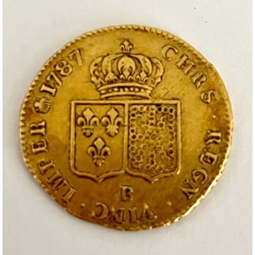Double Louis D’Or Louis 16 De 1787