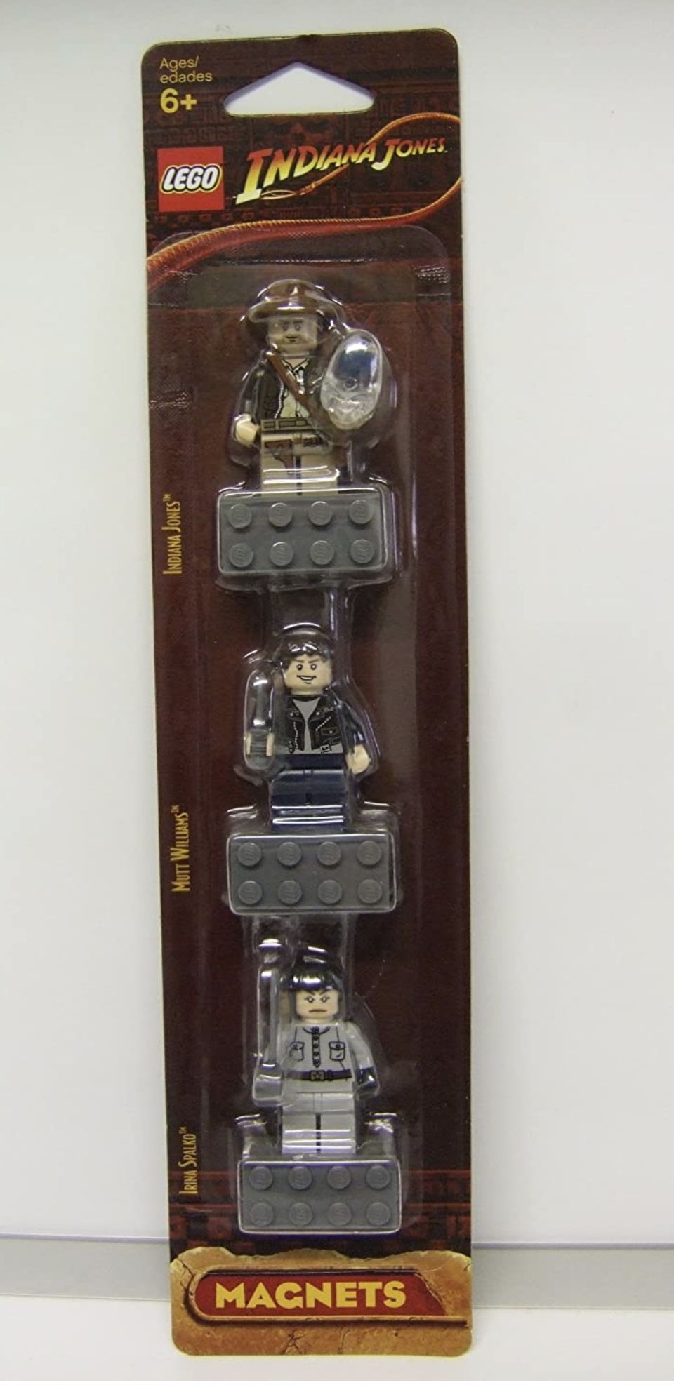 Lego 852719 - Indiana Jones - Mini Figure Magnet Set - 3 Mini Fig Magnets