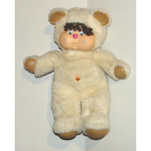 Peluche Nombrilou Beige Pattes Marron Clair Vintage Ajena - Doudou Ours Nombrilou Model Abeille