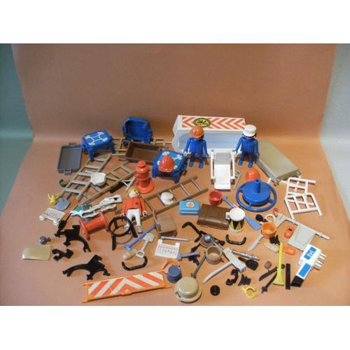 Lot D'elements ,Accessoires Et Personnages Playmobils Années 80/90 -