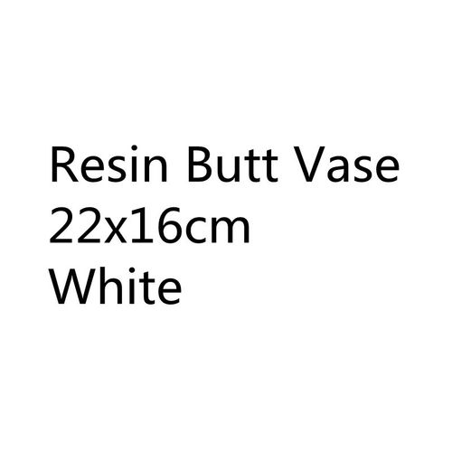 crosse de résine blanche - Vase en forme de fesse nue en résine pour décoration,objet créatif fait à la main, accessoire artisanal pour maison, style moderne, pot pour arrangement de fleurs
