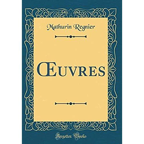 Oeuvres (Classic Reprint)