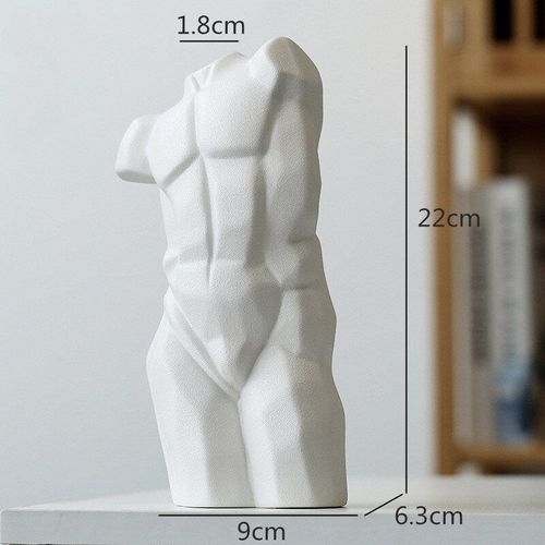 Vase en forme de fesse nue en résine pour décoration,objet créatif fait à la main, accessoire artisanal pour maison, style moderne, pot pour arrangement de fleurs