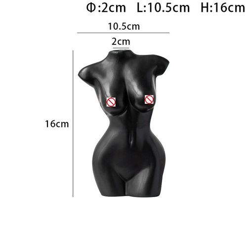 Vase en forme de fesse nue en résine pour décoration,objet créatif fait à la main, accessoire artisanal pour maison, style moderne, pot pour arrangement de fleurs