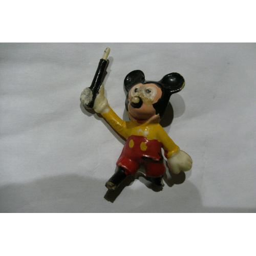 Petite Figurine Plastique Ridgide En L'etat - Mickey -- Années 60/70