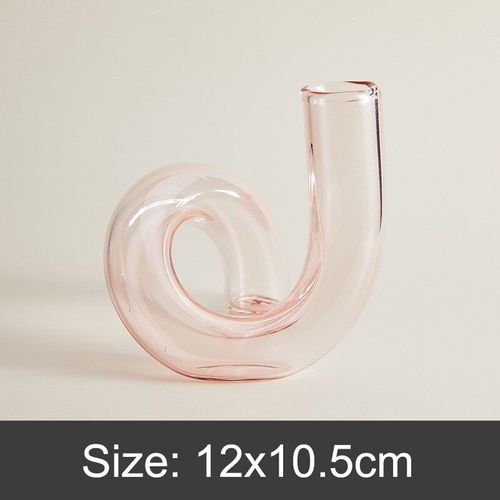 Rose - Vase en verre Transparent pour décoration de bijoux, Style nordique, Arrangement de fleurs, créatif, pour salon, pour la maison