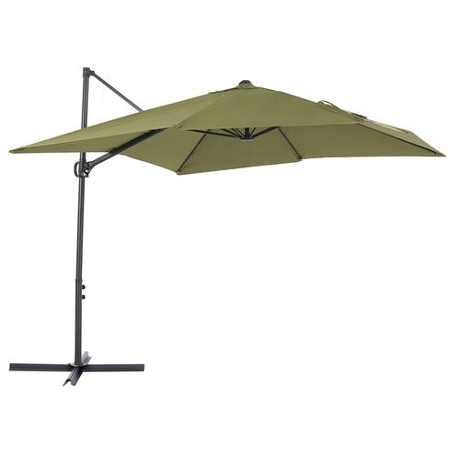 Parasol En Porte-À-Faux Vert 2,45 X 2,45 M Monza Ii