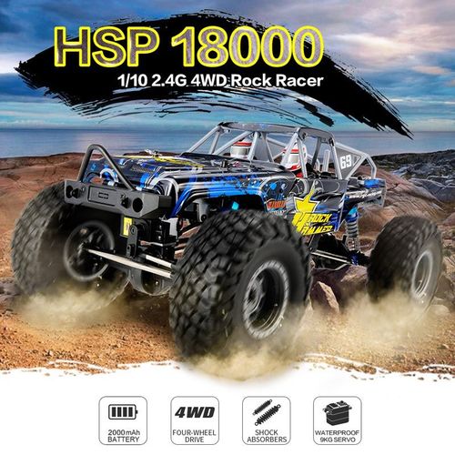 Hsp Rgt 18000 1/10 2.4g 4wd Rc Crawler Rock Racer Off-Road Climbing Car Rtr-Hsp