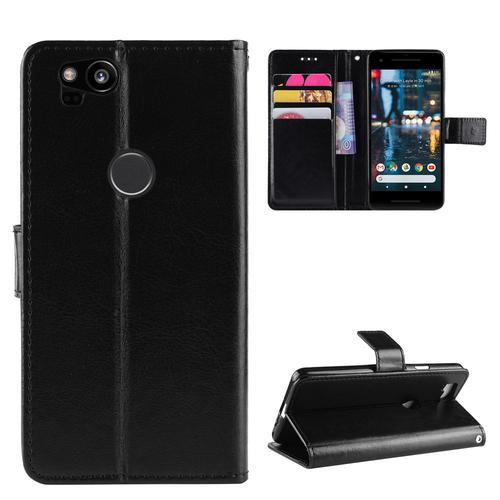 Coque Google Pixel 2,Etui Pour Google Pixel 2,Coque En Cuir Pour Google Pixel 2,Convient A Etui La Google Pixel 2,Noir