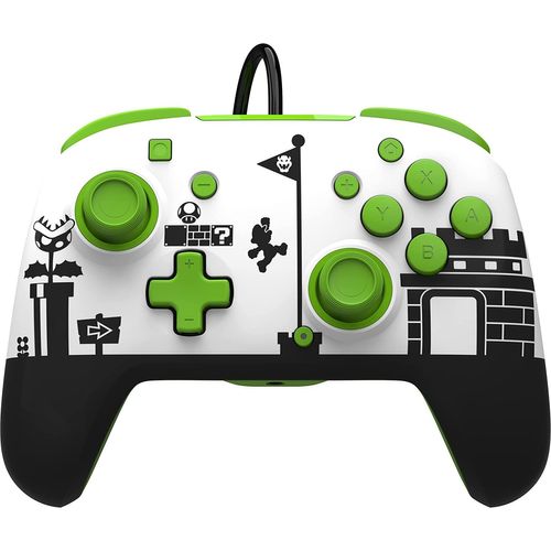 Manette Filaire Pdp Rematch Super Mario Pour Nintendo Switch