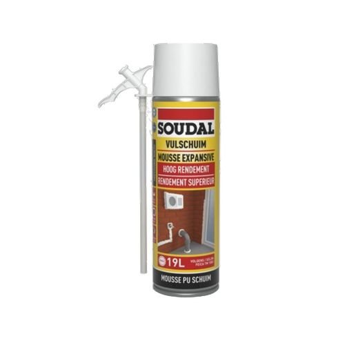 SOUDAL MOUSSE EXPANSIVE PU 5411183179158 RENDEMENT SUPERIEUR BRICOLAGE REPARATION MAISON ART TRAVAUX COMASOUND KARTEL CSK ONLINE